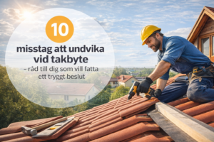 10 misstag att undvika vid takbyte