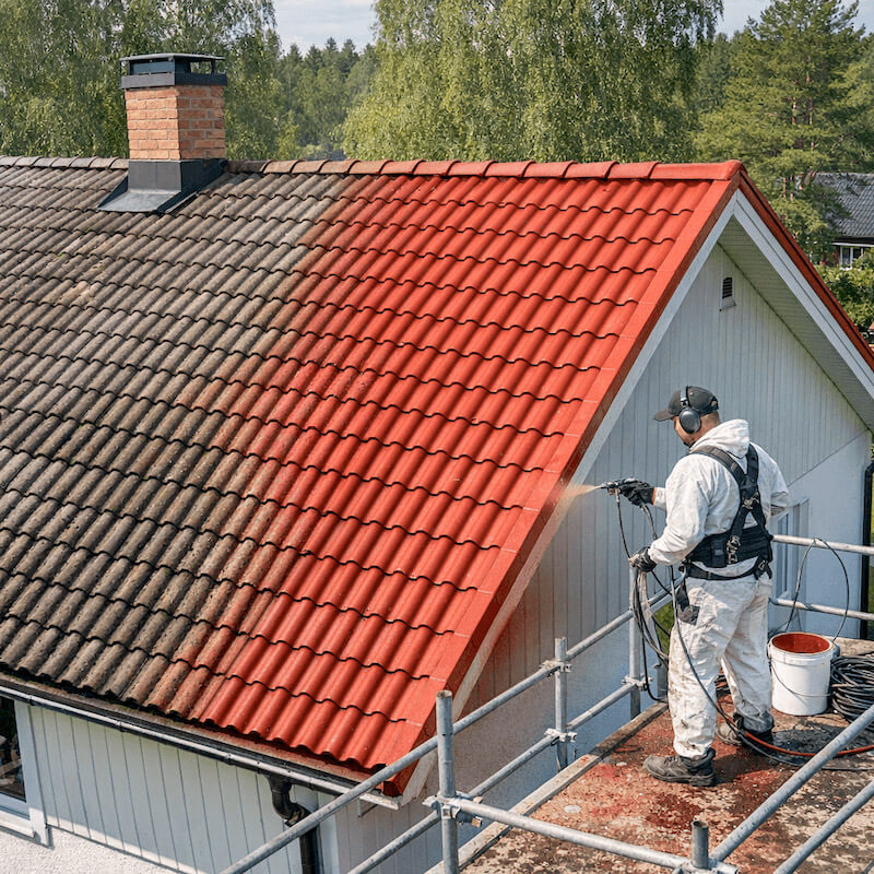 Takmålning - för ett snyggt och fräscht tak